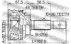 FEBEST 0110-013A48 Joint, drive shaft